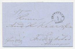 Amsterdam - Frederikstad Noorwegen 1857 - K.D.O.P.A. Hamburg - ...-1852 Prephilately