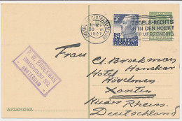 Briefkaart G. 216 / Bijfrankering Amsterdam - Duitsland 1927 - Postal Stationery