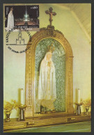 Portugal Sanctuaire Notre Dame De Fatima 2016 Carte Maximum Carte Postale Vintage Sanctuary Our Lady Of Fatima Maxicard - Christianity