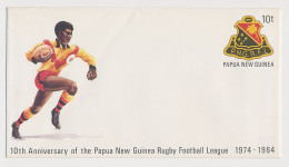 Postal Stationery Papua New Guinea 1984 Rugby Football League - Autres & Non Classés