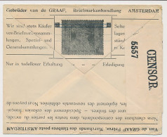 Envelop G. 19 Particulier Bedrukt Amsterdam - GB / UK 191. - Postal Stationery