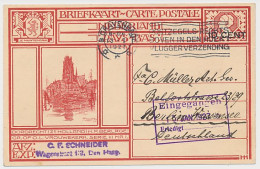 Briefkaart G. 214 D ( Dordrecht ) S Gravenhage - Duitsland 1927 - Postwaardestukken