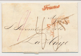 Wien Oostenrijk - Den Haag 1849 - Franco - Pruissen A = Arnhem - ...-1852 Prephilately