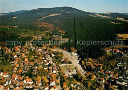 72842496 Braunlage Fliegeraufnahme Eisstadion Seilbahn Hotel Maritim Wurmberg Br - Autres & Non Classés