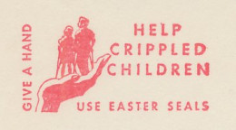 Meter Cut USA 1952 Crippled Childeren - Easter Seals - Handicap