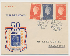 FDC / 1e Dag Em. Regeringsjubileum 1948 - Type Uitgave Breel - Ohne Zuordnung