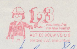 Meter Cover Netherlands 1981 Playmobil - Toy - Construction Worker - Altri & Non Classificati