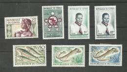 CONGO N°135 à 138, 142 à 144 Neufs Avec Charnière* Cote 4.75€ - Mint/hinged