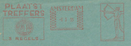 Meter Cover Netherlands 1935 Archer - Newspaper - Altri & Non Classificati