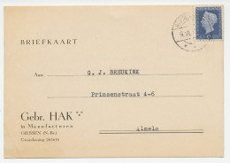 Firma Briefkaart Giessen 1949 - Manufacturen - Ohne Zuordnung