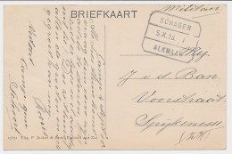 Treinblokstempel : Schagen - Alkmaar I 1918 ( Schoorl ) - Ohne Zuordnung