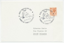 Card / Postmark Italy 1981 Tennis - Autres & Non Classés