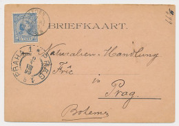 Kleinrondstempel Megen - Praag Bohemen Tsjechie 1899 - Ohne Zuordnung