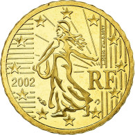 France, 10 Euro Cent, 2002, Proof, FDC, Laiton, KM:1285 - France