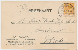 Firma Briefkaart Lage Zwaluwe 1925 - Timmerman - Aannemer - Ohne Zuordnung