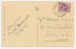 Postcard / Postmark Belgium 193(?) Waterfalls - Coo - Sin Clasificación