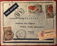 Madagascar, Divers Sur Enveloppe De Tananarive 29.12.1936 Pour La France - (C1107) - Brieven En Documenten