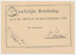Diever - Kleinrondstempel Noordwolde 1891 - Ohne Zuordnung