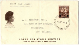 1,64 NEW ZELAND, 1940, FIRST DAY COVER - Covers & Documents