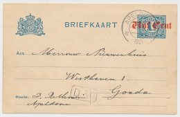 Briefkaart G. 106 A II Apeldoorn - Gouda 1921  - Entiers Postaux