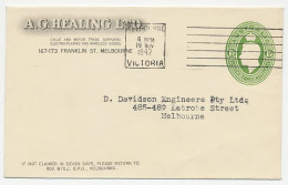 Postal Stationery Australia 1942 Cycle And Motor Trade Suppliers - Wielrennen