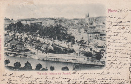 Fiume Via Della Fiumara Da Sussak 1900 - Croatie