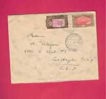 Lettre De 1933 Pour Les USA EUAN - YT N° 95 Et 97 - Storia Postale