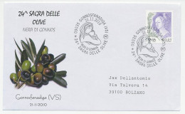 Cover / Postmark Italy 2010 Olives - Frutta