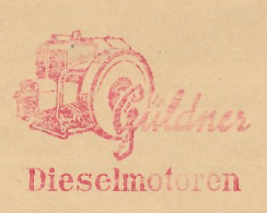 Meter Cover Deutsches Reich / Germany 1934 Diesel Engines - Altri & Non Classificati