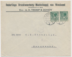 Firma Envelop Woudsend 1927 - Ond. Brandwaarborg Maatschappij - Unclassified