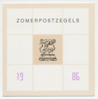 Zomerbedankkaart 1986 - Complete Serie Bijgeplakt - FDC - Ohne Zuordnung