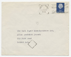 Em. Juliana Amsterdam - Londen UK / GB 1955 - Portcontrole - Ohne Zuordnung