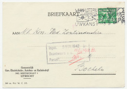 Firma Kaart Gemeentelijk Autobus- En Radiobedrijf Utrecht 1942 - Unclassified