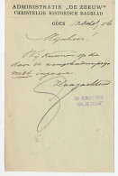 Firma Briefkaart Goes 1906 - Christelijk Dagblad De Zeeuw  - Ohne Zuordnung