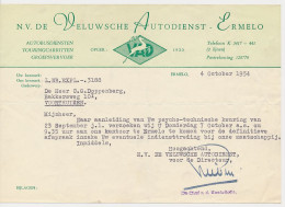 Brief Ermelo 1954 - VAD - Veluwsche Autodienst - Bus - Paesi Bassi