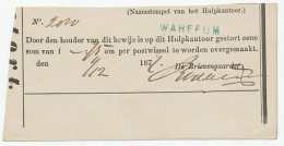 Naamstempel Warffum 1877 - Brieven En Documenten