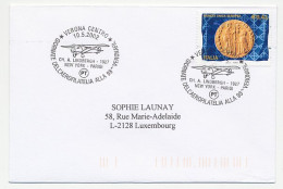 Cover / Postmark Italy 2002 Charles Lindbergh - Airplane - Airplanes