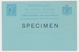 Briefkaart G. 30 - SPECIMEN - Postwaardestukken