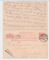 Briefkaart G. 58 B Gorinchem - Soerabaja Ned. Indie 1903 V.v. - Interi Postali