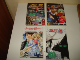 C56(17) / Lot 4 Mangas NEUF -  Library Wars - Bleach - Mixim 11 - Eye Shield 21 - Mangas Version Francesa