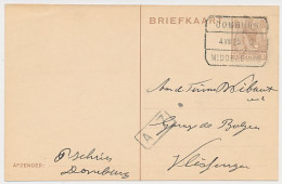 Treinblokstempel : Domburg - Middelburg C 1925 - Unclassified