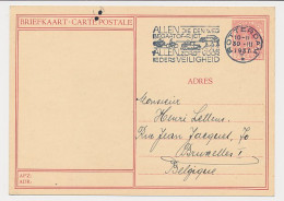 Briefkaart G. 227 I ( Terschelling ) Rotterdam - Belgie 1937 - Entiers Postaux