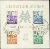 SBZ - Westsachsen, 1946, Bl. 5 XZ A, Gestempelt - Sonstige & Ohne Zuordnung