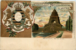 Leipzig - Völkerschlacht Nationaldenkmal - Litho - Leipzig