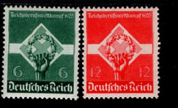 Deutsches Reich 571 - 572  Reichsberufswettkampf MNH Postfrisch ** Neuf (2) - Ungebraucht