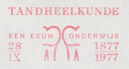 Meter Cover Netherlands 1978 100 Years Of Dentistry - University Of Amsterdam - Medicina