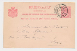 Briefkaart G. 53 A Den Haag - Frankrijk 1900 - Entiers Postaux