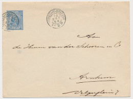 Envelop G. 6 Utrecht - Arnhem 1899  - Entiers Postaux