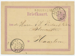 Naamstempel Koudekerk 1877 - Brieven En Documenten