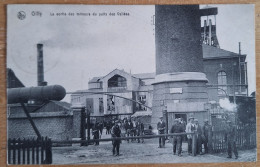 Cp Gilly Sortie Des Mineurs Puits Des Vallées - Charleroi